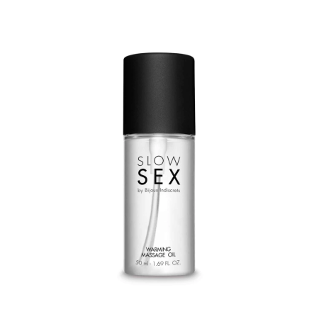 Bijoux Indiscrets Slow Sex Massage Oil Coconut Aroma 50ml Warming Effect