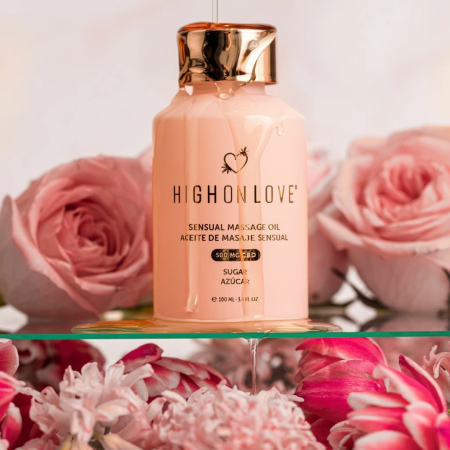 HighOnLove CBD Massage Oil Sugar High 100ml - Limited Edition Aromatic Care