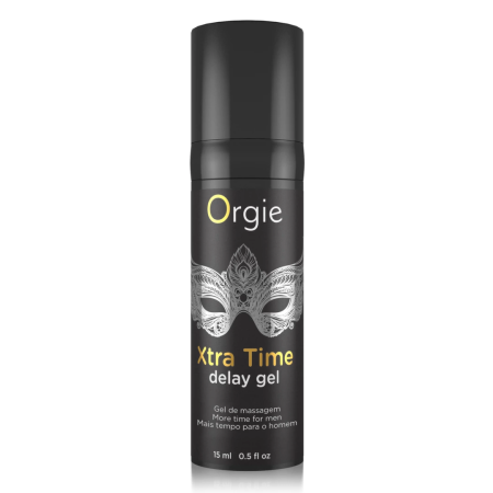 Orgie Xtra Time Delay Gel 15 ml - Prolonging Formula for Men, Anesthetic-Free