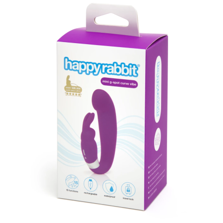 Happy Rabbit Curve Dual Motor Intimate Device, Silicone, USB, Waterproof