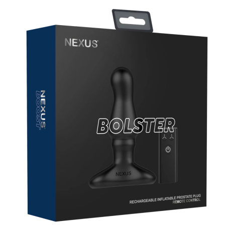 Nexus Bolster Intimate Machine with Inflatable Silicone Tip Black
