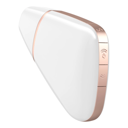 Satisfyer Love Triangle White - Compact Air-Pulse & Vibration Device App Enabled