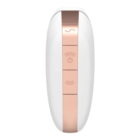 Satisfyer Love Triangle White - Compact Air-Pulse & Vibration Device App Enabled
