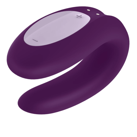 Satisfyer Double Joy Violet App-Controlled Intimate Couple Device