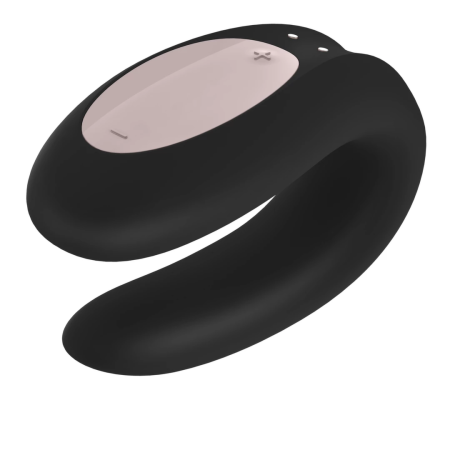 Satisfyer Double Joy Black - App-Controlled Partner Intimacy Device