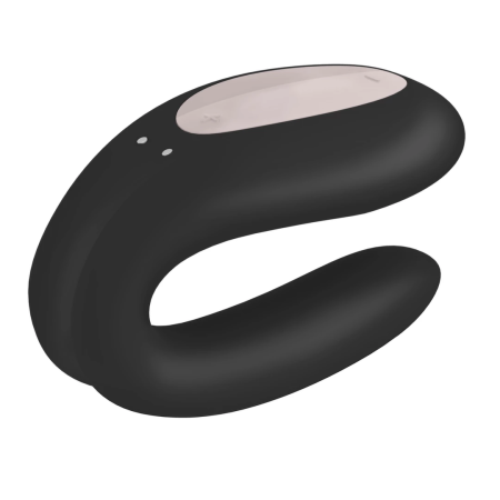 Satisfyer Double Joy Black - App-Controlled Partner Intimacy Device