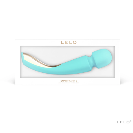 LELO Smart Wand 2 Large Aqua - Advanced Rechargeable Body Massager
