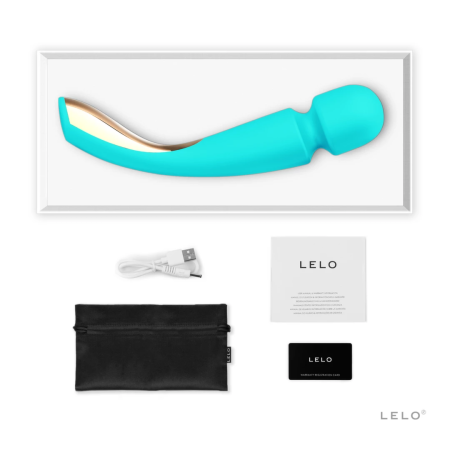 LELO Smart Wand 2 Medium Ocean Blue - Cordless Rechargeable Massager