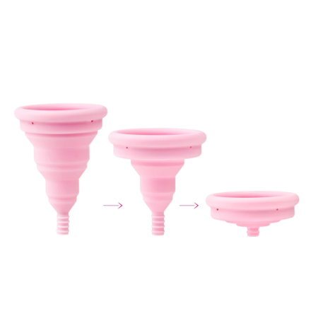 Intimina Lily Cup Compact Model A - Collapsible Menstrual Cup, Pink