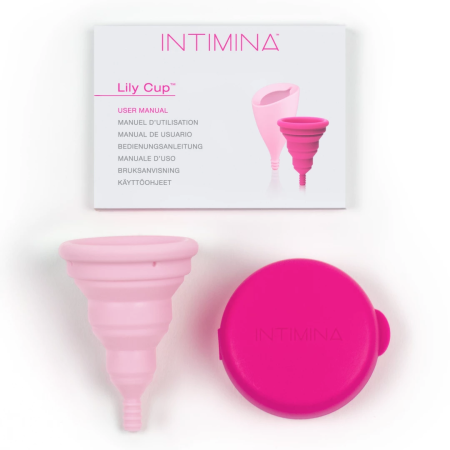 Intimina Lily Cup Compact Model A - Collapsible Menstrual Cup, Pink