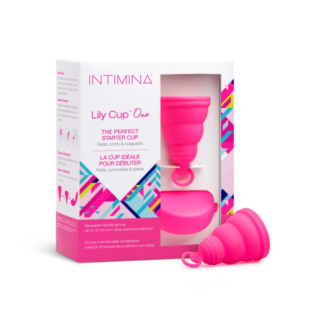 Intimina Lily Cup One Compact Menstrual Cup Medical Silicone Pink