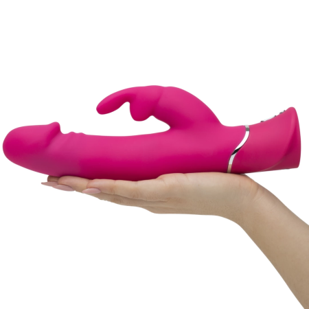 Happy Rabbit Dual Density Intimate Machine Pink, 15-Function, USB Rechargeable