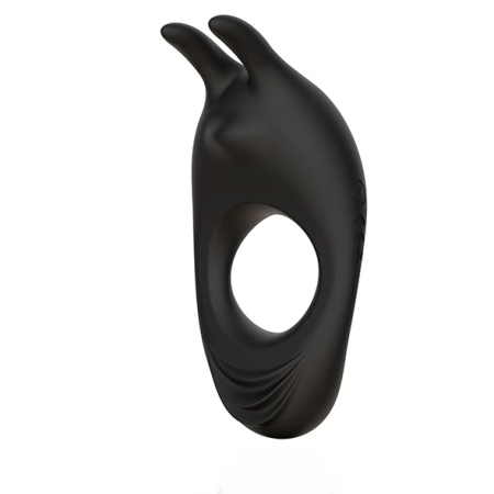 FeelzToys Zeus Black Dual Motor Silicone Intimate Ring, Waterproof