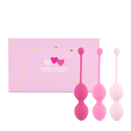 FeelzToys FemmeFit Advanced Pelvic Muscle Training Set 3 pcs - Silicone Weighted Balls