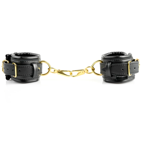 Sportsheets Special Edition Restraint Set with Satin Blindfold, Gold Accents