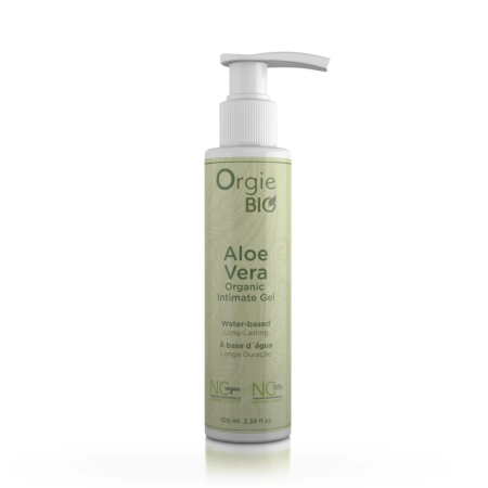 Orgie Bio Organic Aloe Vera Intimate Gel 100ml - Vegan Moisturizing Formula