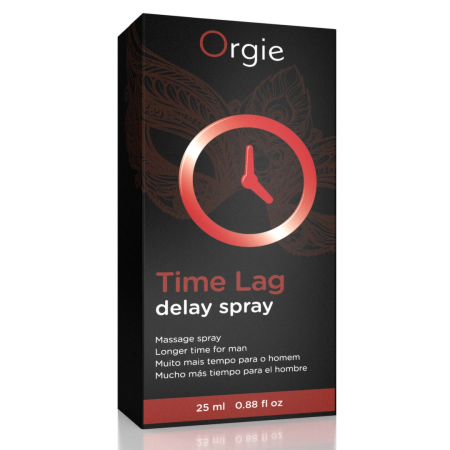 Orgie Time Lag Delay Spray 25ml - Natural Prolonging Formula, Aloe Vera