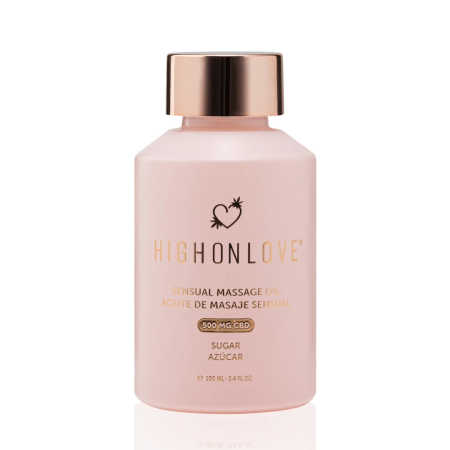 HighOnLove CBD Luxury Body Set Sugar High Scent & Silicone Wand