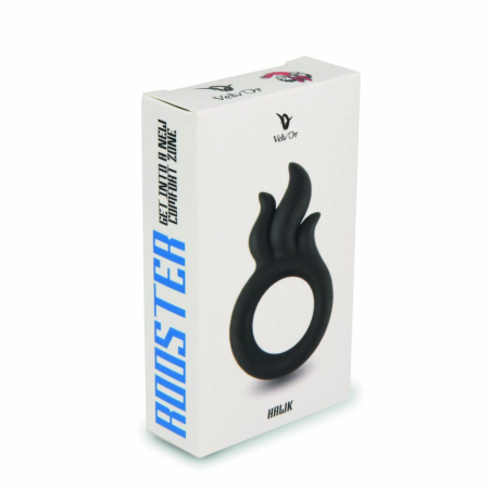 Velv'Or Rooster Hawk Silicone Ring - Flame Design, Universal Size
