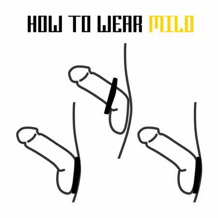 Velv'Or Rooster Milo Silicone Rings Set - 3 Sizes, Platinum Silicone