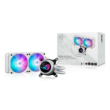 ASUS ROG Strix LC III 240 ARGB White Edition aušinimo skysčio rinkinys