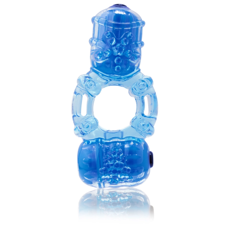 The Screaming O Big O 2 Blue Dual Motor Intimate Ring