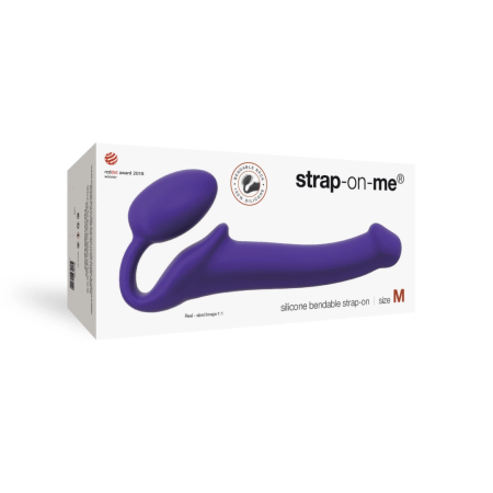 Strap-On-Me Semi-Realistic Bendable Intimate System Purple M