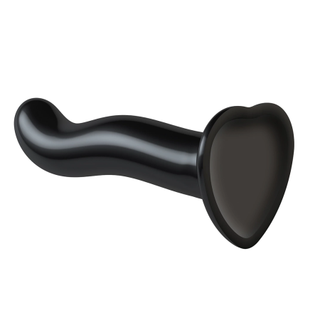 Strap-On-Me P&G Spot XL Silicone Model with Suction Cup, Black, 198mm