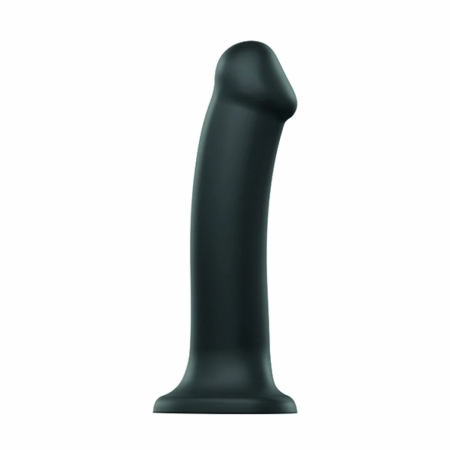 Strap-On-Me Dual Density Bendable Intimate Device Black M 18cm