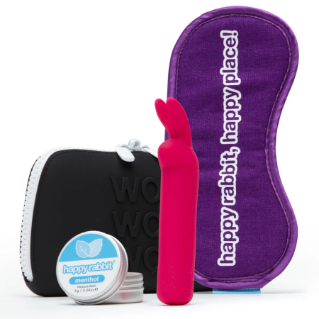 Happy Rabbit Clitoral Kit - 4-Piece Rechargeable Set with Storage Case