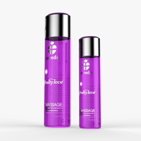 Swede Fruity Love Massage Lotion Sweet Raspberry Rhubarb 60ml Vegan