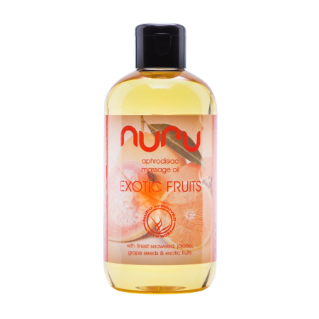 Nuru Massage Oil Exotic Fruits 250ml - Skin-Caring Seaweed Formula