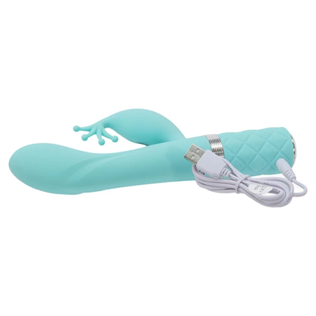 Pillow Talk Kinky Teal Dual Motor Intimate Machine with Flexible Arm