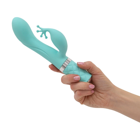 Pillow Talk Kinky Teal Dual Motor Intimate Machine with Flexible Arm