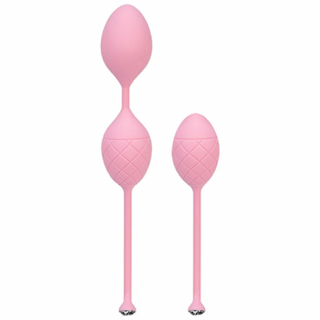 Pillow Talk Frisky Pink Kegel Exercise Balls Silicone 203mm