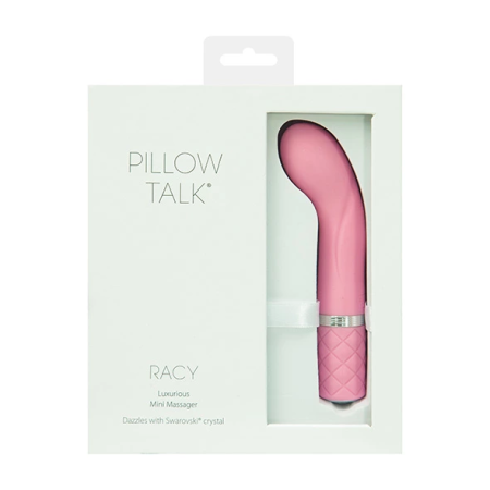 Pillow Talk Racy Pink High-Grade Silicone Compact Vibrating Device