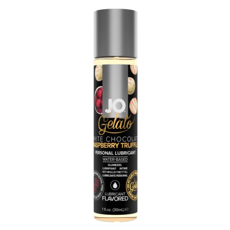 System JO Gelato White Chocolate Raspberry Flavored Lubricant 30ml