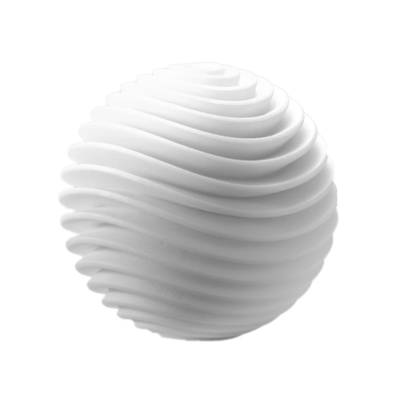 Tenga GEO Aqua Intimate Device - Geometric Textured, Reusable, Blue