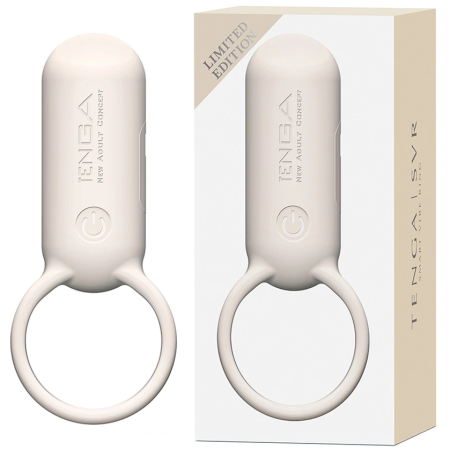 TENGA SVR Smart Vibe Ring Sand Beige - Rechargeable Vibrating System