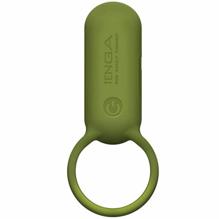 Tenga SVR Smart Vibe Ring Forest Khaki - Rechargeable Intimate Device