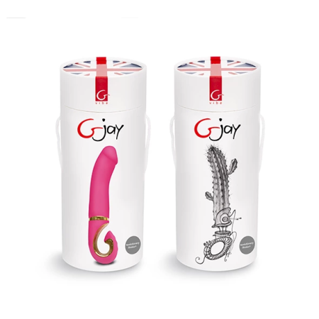 Gvibe Gjay Intimate Machine Neon Rose 22cm Ergonomic Bioskin