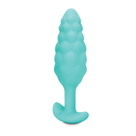 b-Vibe Texture Plug Bump Mint - Silicone Anal Plug with Vibrating Function