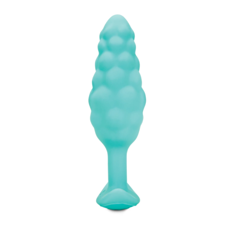 b-Vibe Texture Plug Bump Mint - Silicone Anal Plug with Vibrating Function
