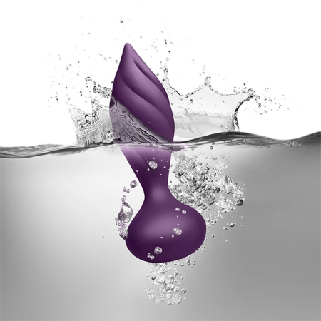 Rocks-Off Petite Sensations Desire Remote Plug Purple Silicone