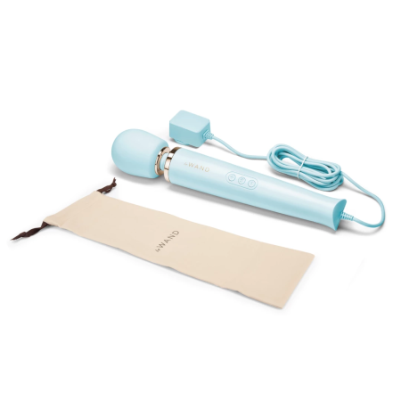 Le Wand Plug-In Massager Sky Blue - Powerful Classic Vibrating Device