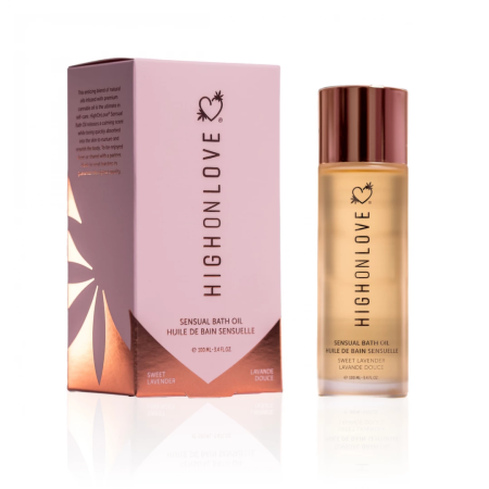 HighOnLove Bath Oil Lavender Honeybee 100 ml - Natural Relaxing Formula