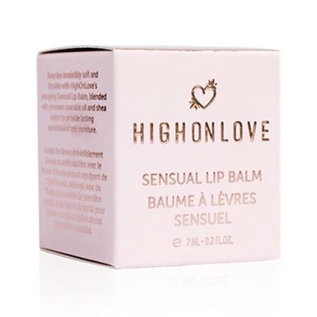 HighOnLove Sensual Lip Balm 7ml - Pear Aroma & Cannabis Seed Oil