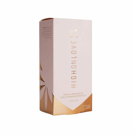 HighOnLove Massage Oil White Chocolate 120ml - Nourishing Hemp Seed Formula