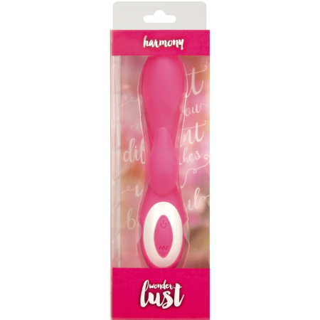 Wonderlust Harmony Pink Dual Action Silicone Personal Massager