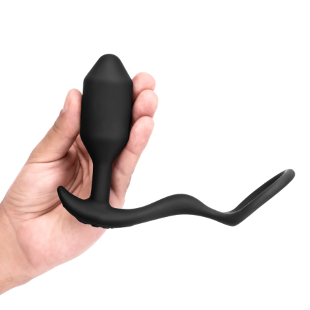 b-Vibe Snug & Tug M Intimate Dual System, Vibrating, Weighted, Silicone